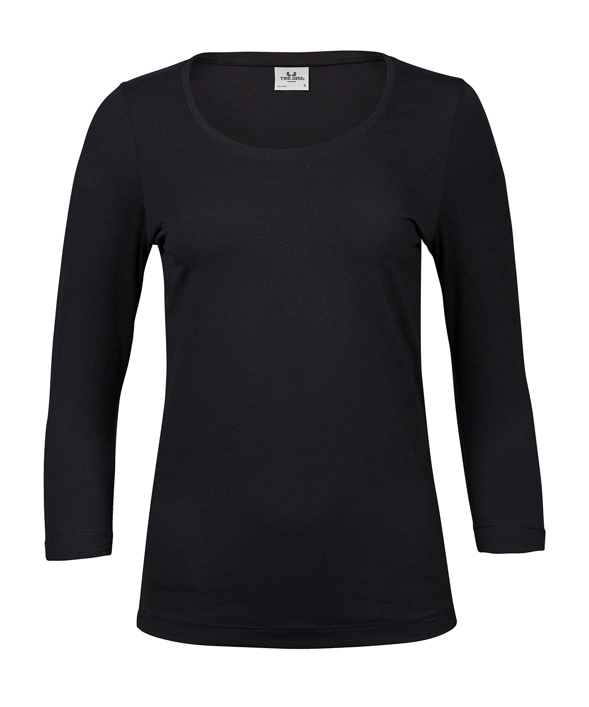 Womens stretch 3/4-sleeve tee (460)