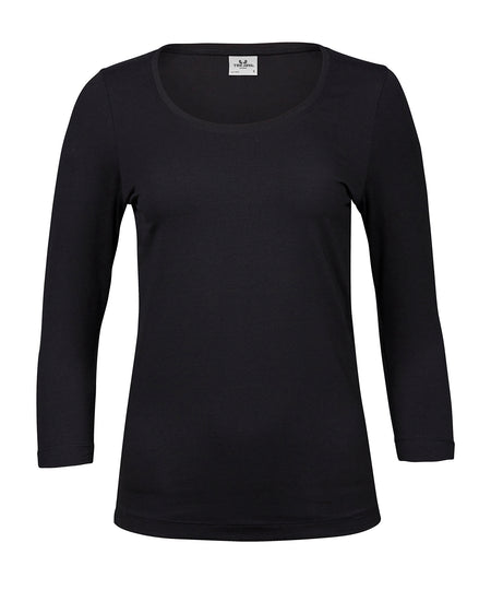 Womens stretch 3/4-sleeve tee (460)