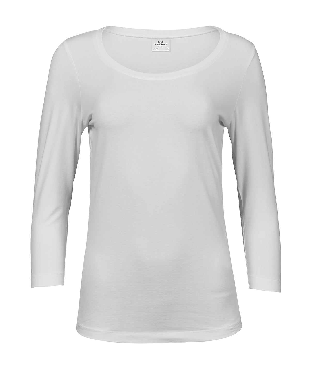 Womens stretch 3/4-sleeve tee (460)