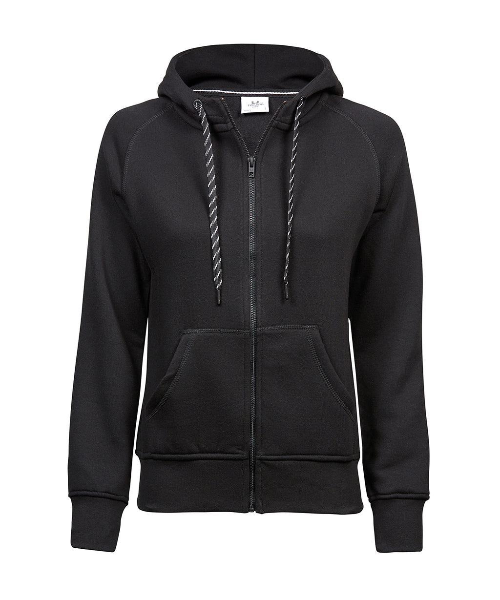 Womens fashion full-zip hoodie (5436)