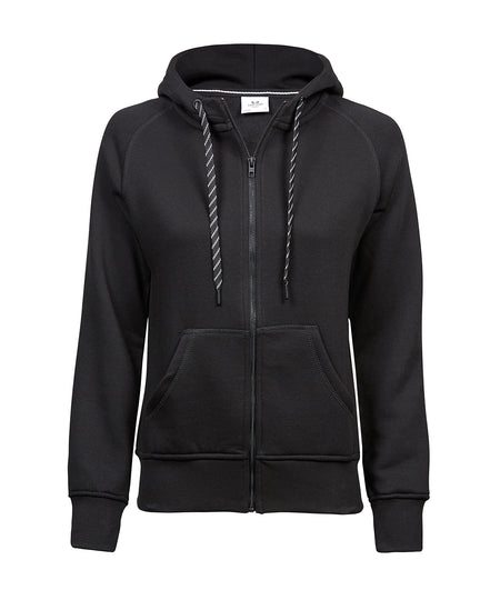 Womens fashion full-zip hoodie (5436)