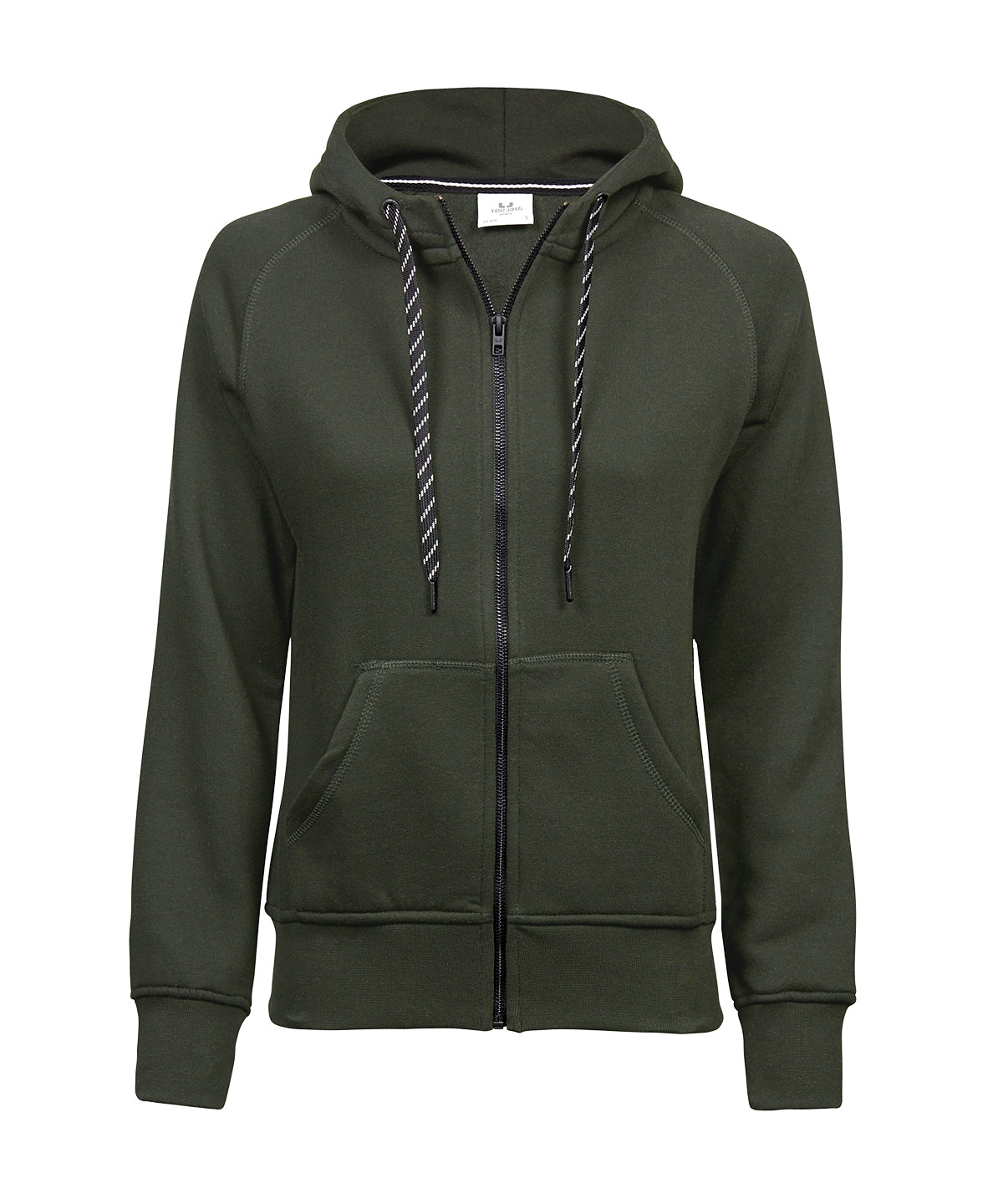Womens fashion full-zip hoodie (5436)