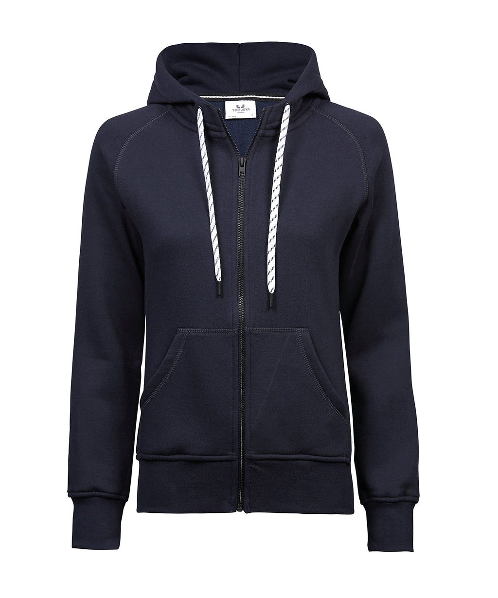 Womens fashion full-zip hoodie (5436)