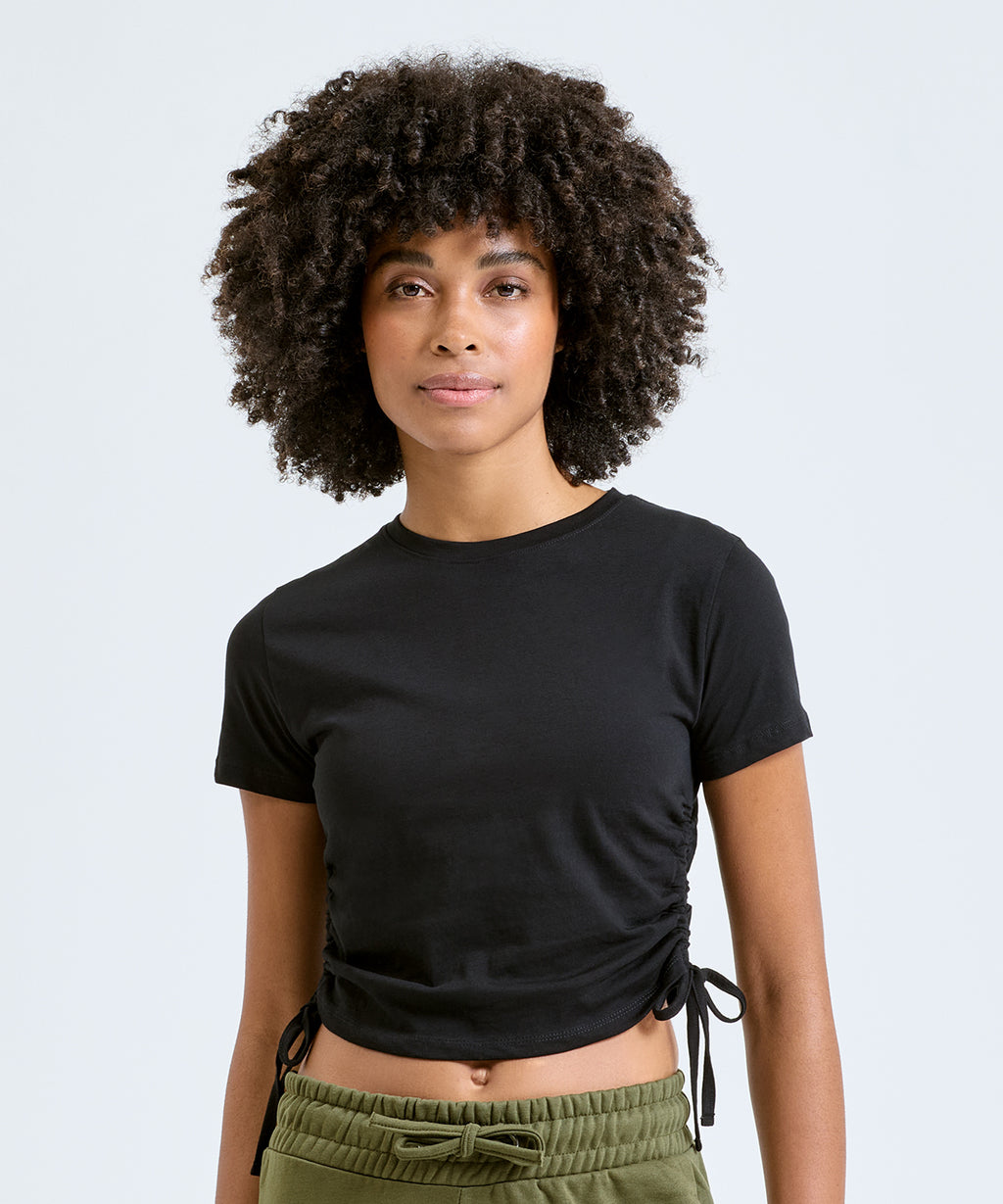 Womens TriDri® ruched crop top