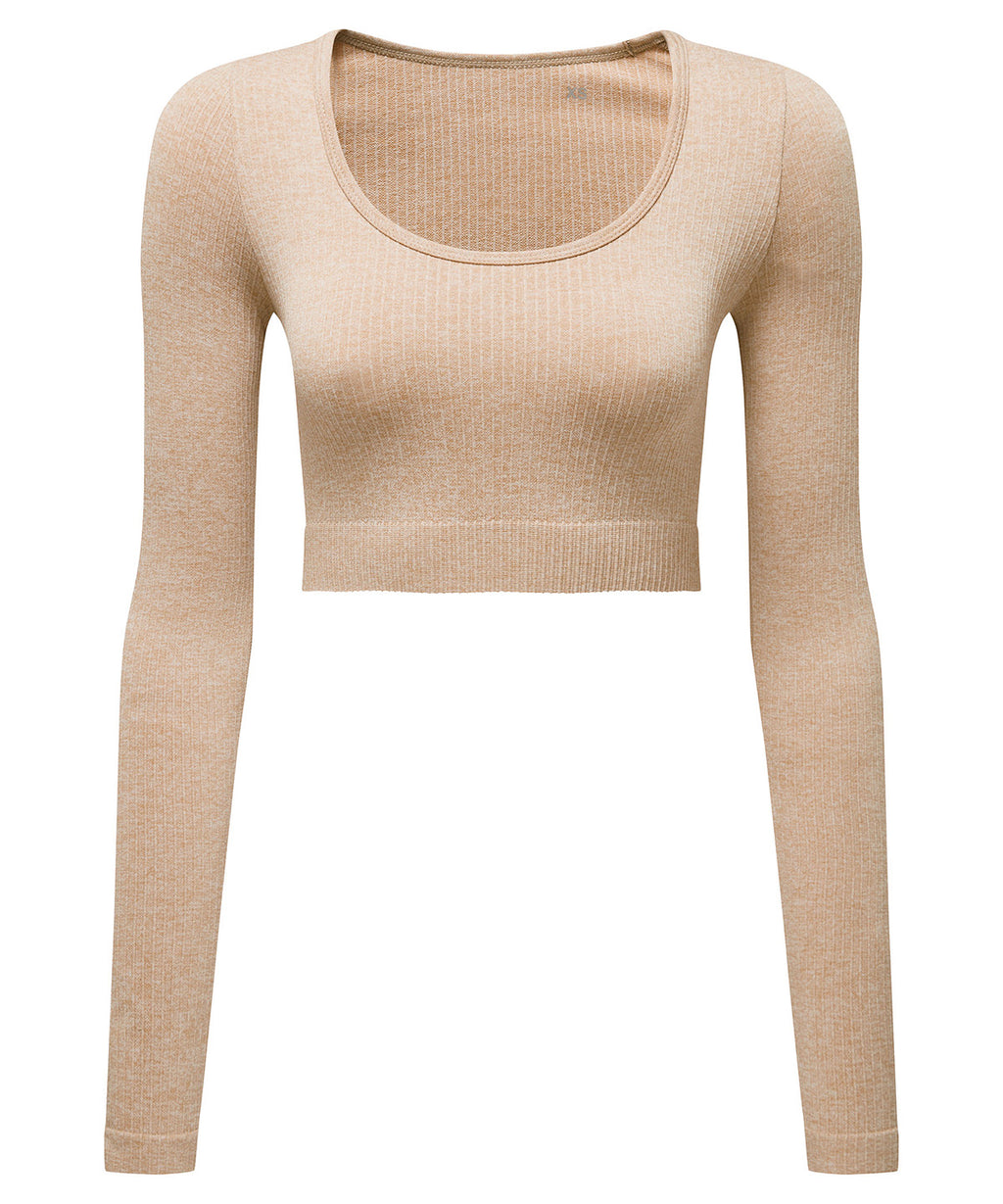 Womens TriDri® ribbed seamless '3D Fit' crop top