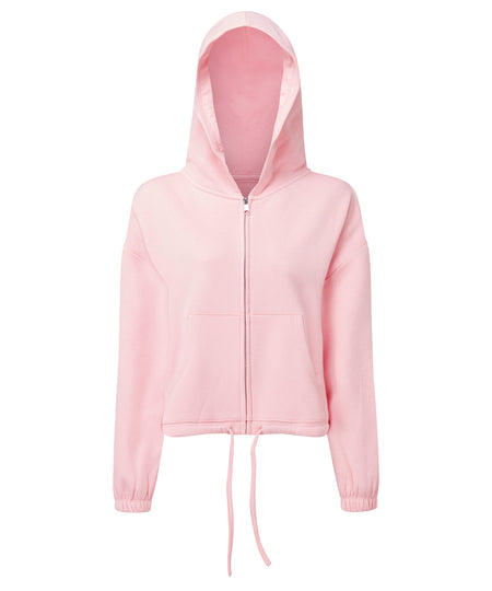 Womens TriDri® recycled drawstring full-zip hoodie