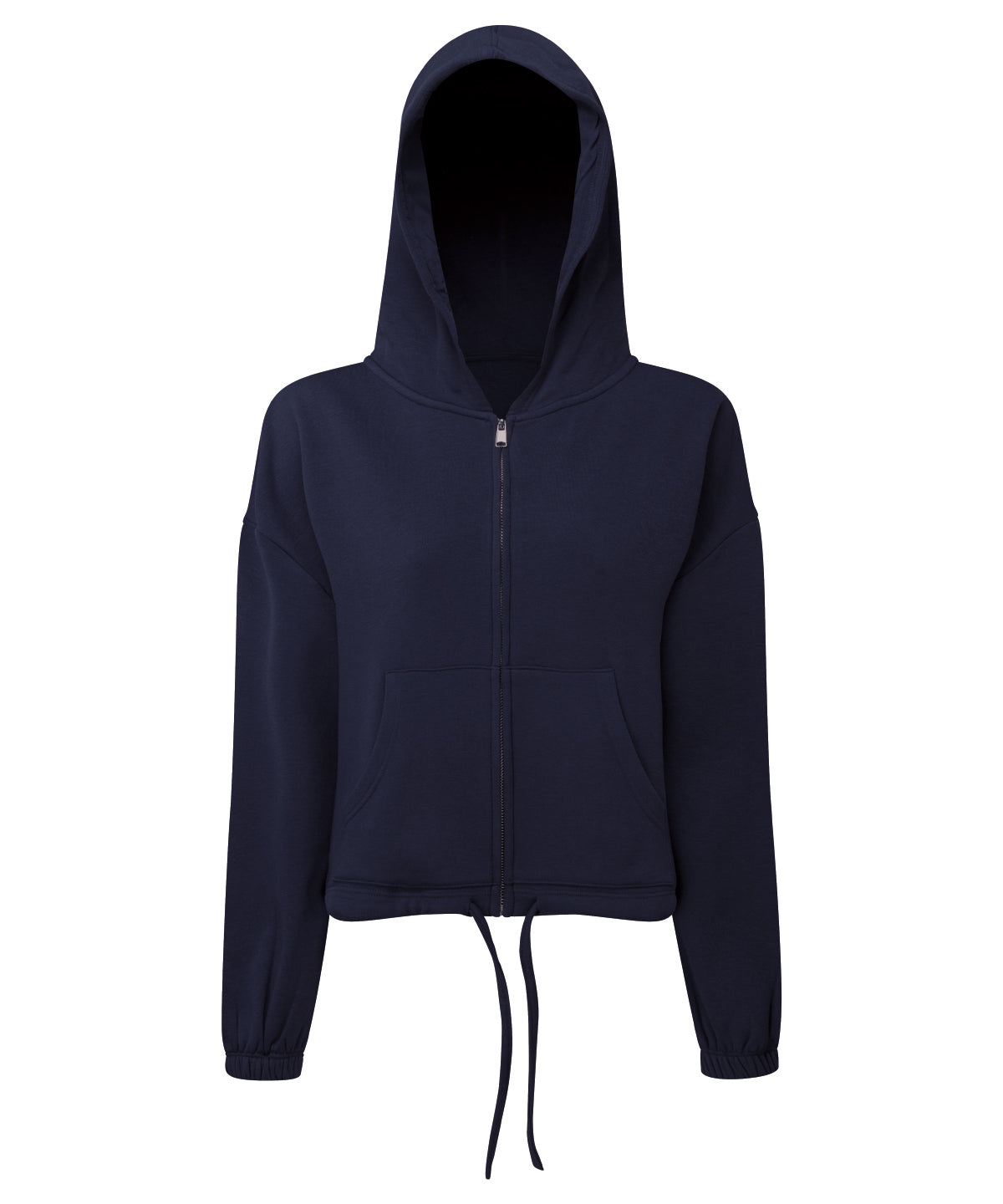 Womens TriDri® recycled drawstring full-zip hoodie