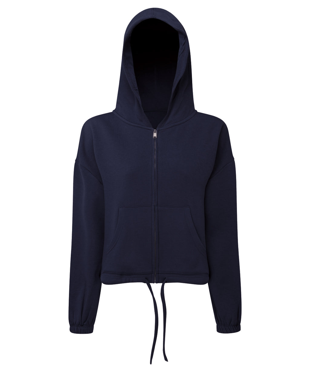Womens TriDri® recycled drawstring full-zip hoodie