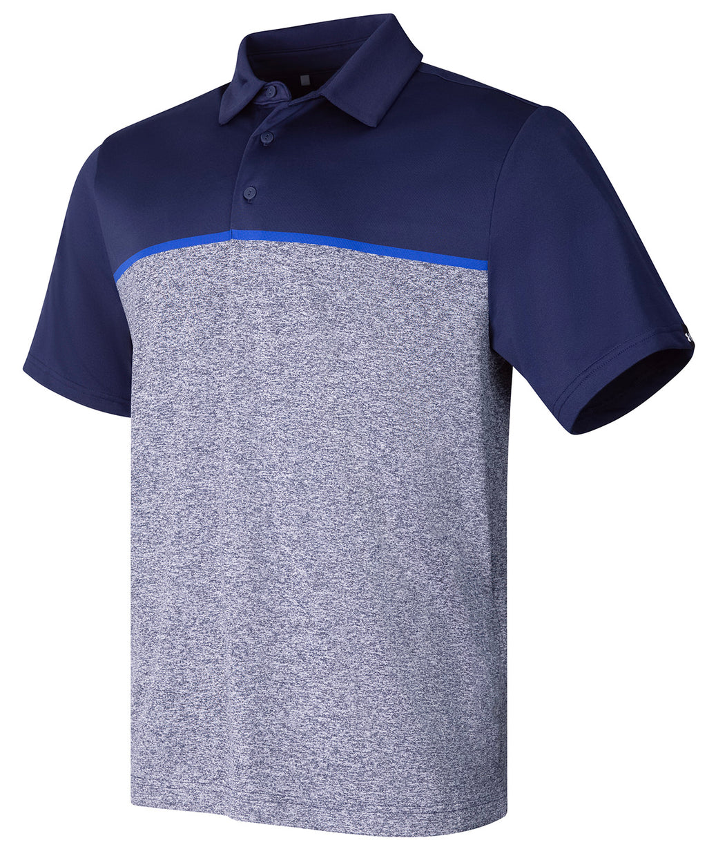 UA playoff 3.0 stripe polo LB  edge lit