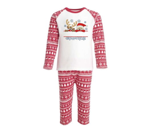 Kids Personalised Christmas pyjamas