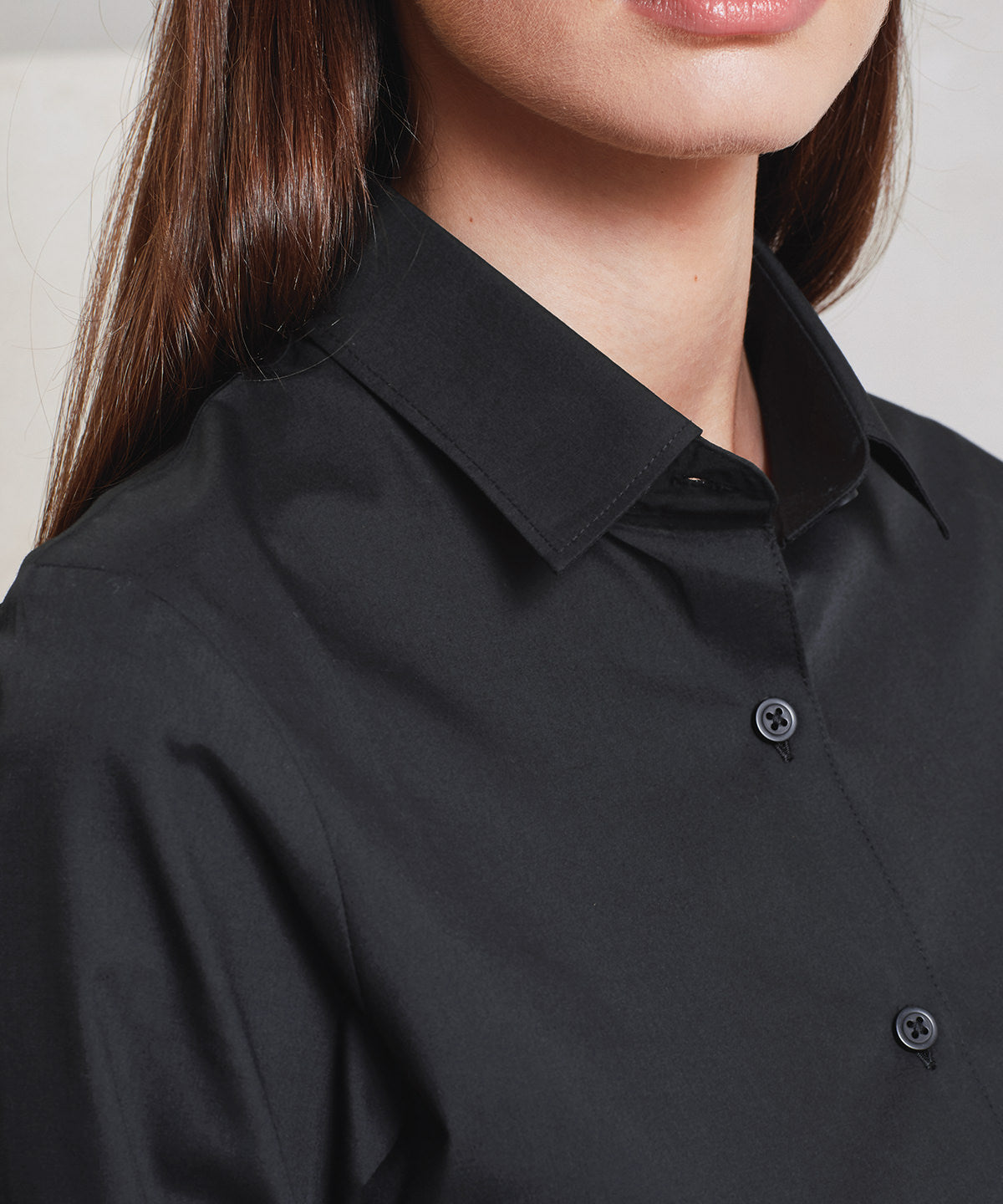 Women's Long Sleeve Poplin Shirt