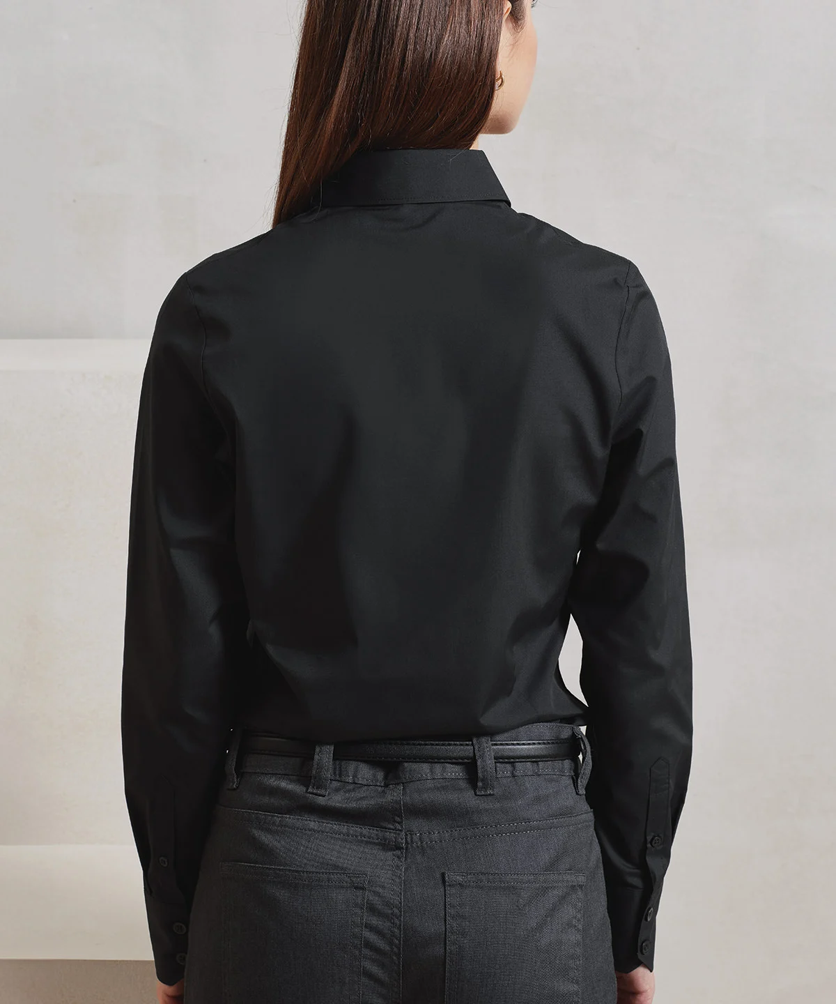 Women's Long Sleeve Poplin Shirt