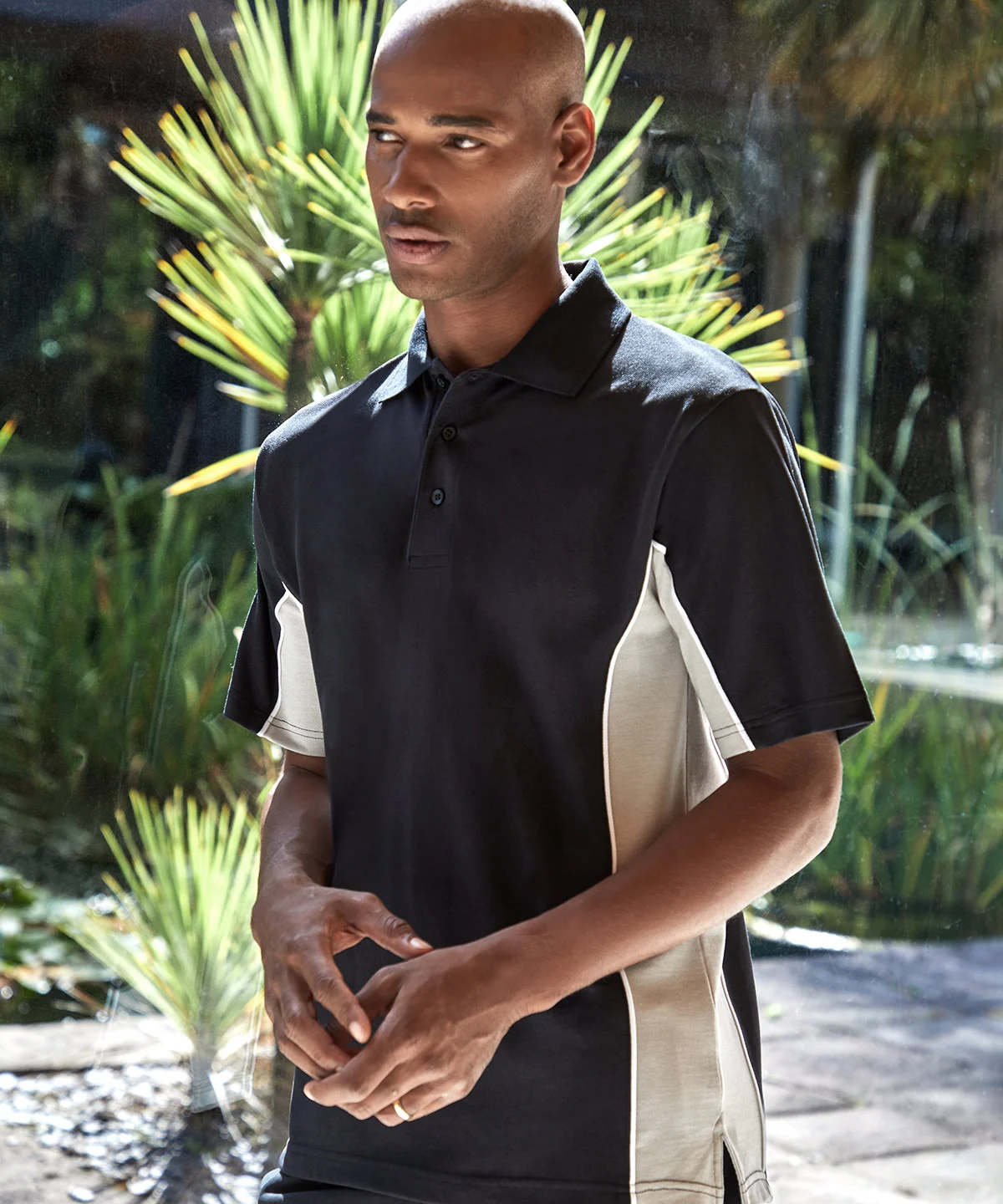 Classic Fit Track Polo Shirt