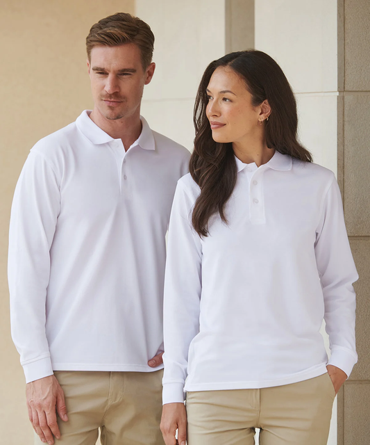 Unisex Long Sleeve Polo