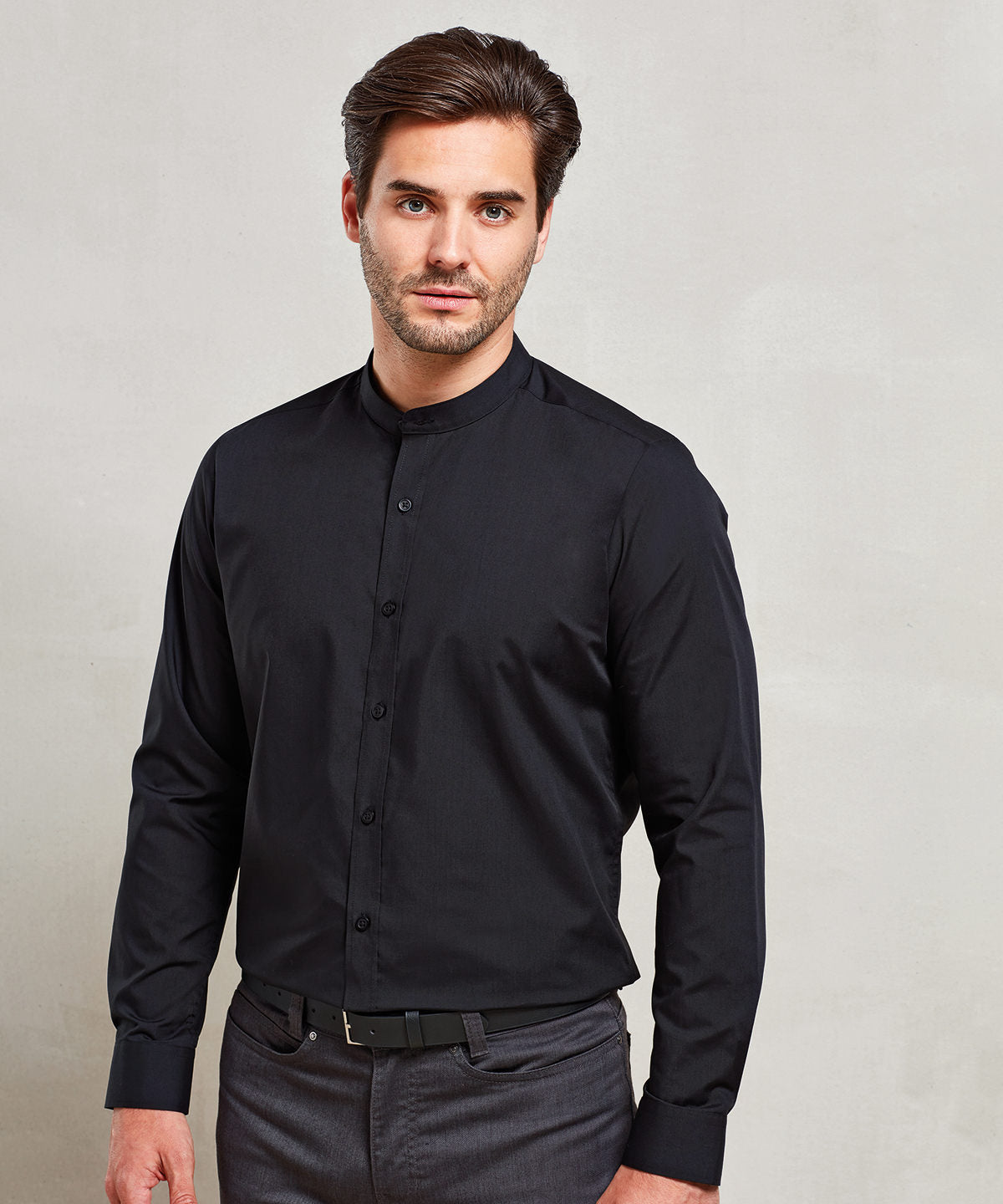 Premier Long Sleeve Grandad Shirt