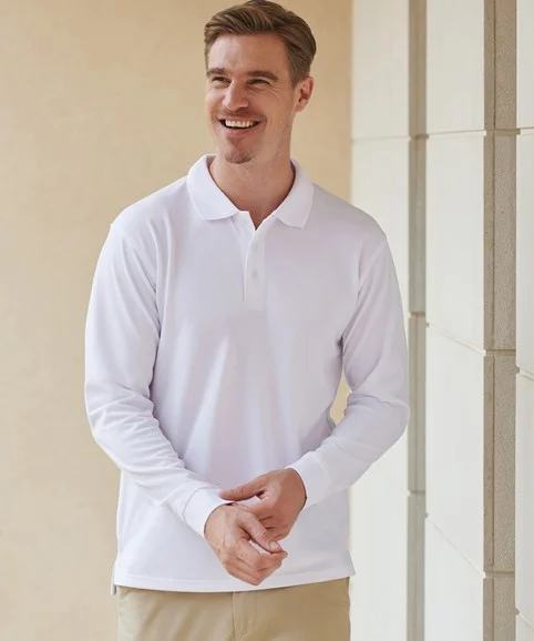 Unisex Long Sleeve Polo