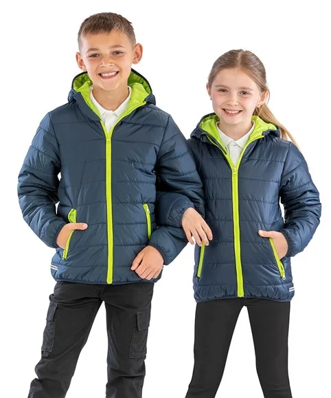 Junior Result Soft Shell Padded Jacket