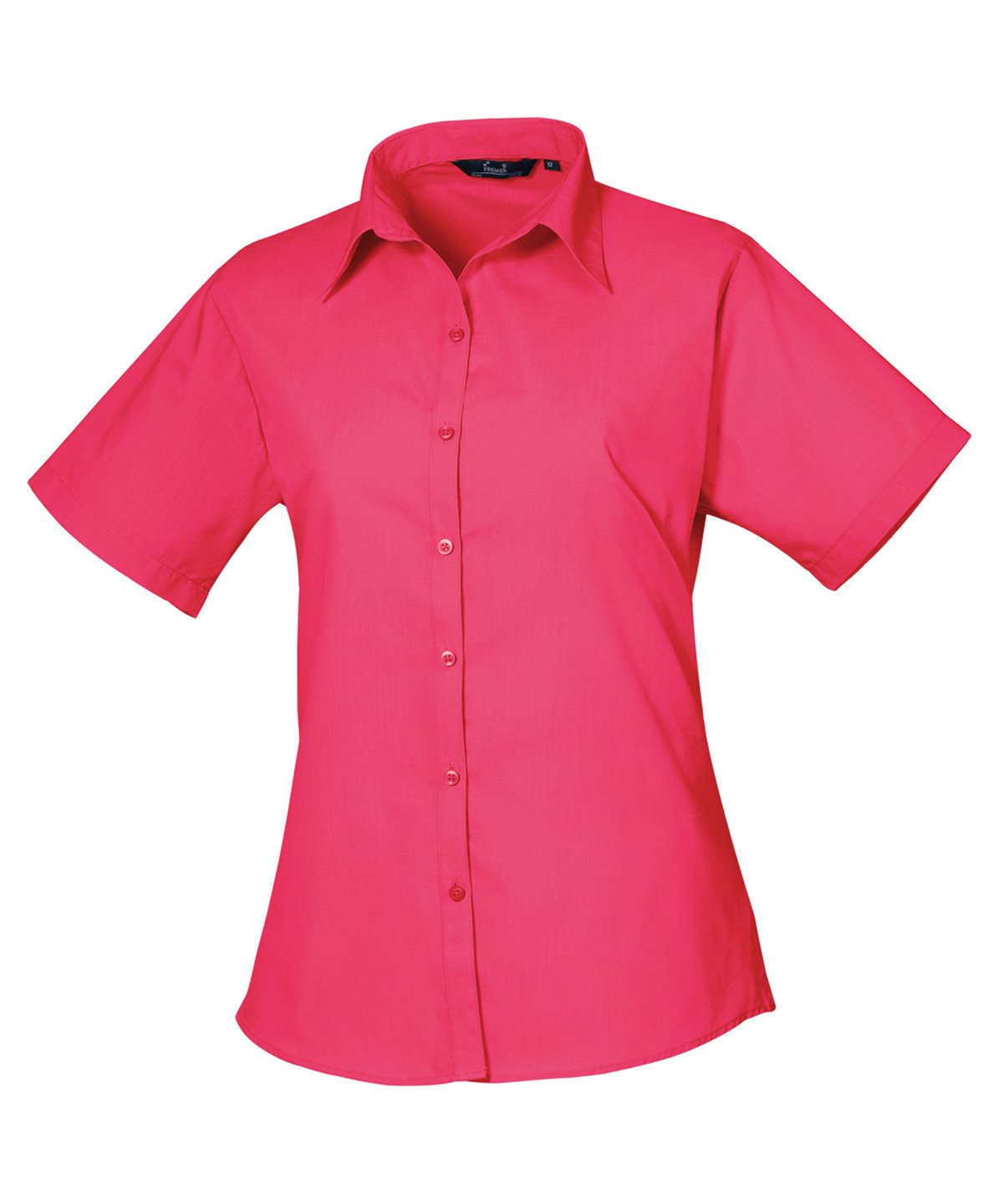 Women's Short Sleeve Poplin Blouse