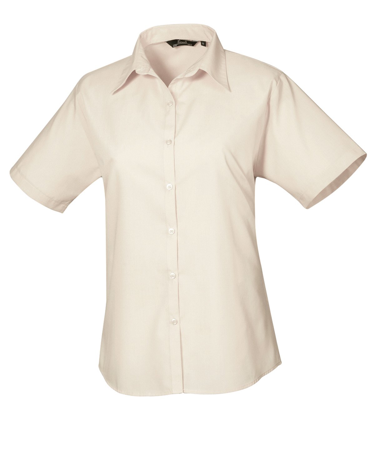 Women's Short Sleeve Poplin Blouse