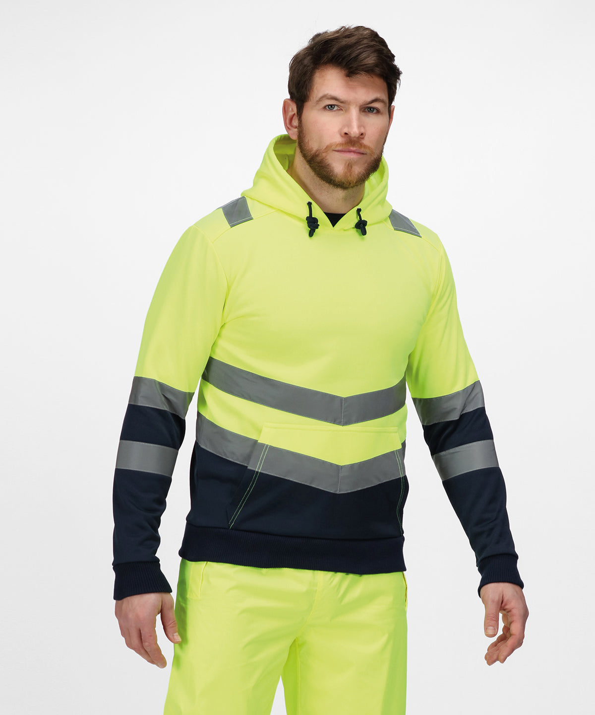 Hi Visibility Hooded Sweatshirt
